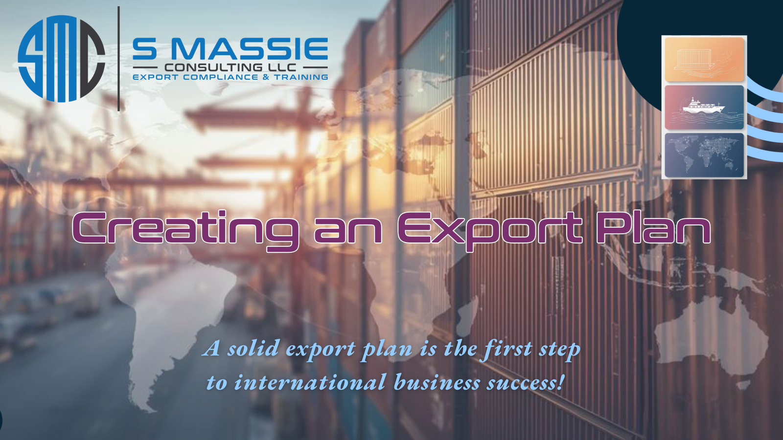Creating Your Export Plan - Checklist Creating an export plan, cover page for the checklist
